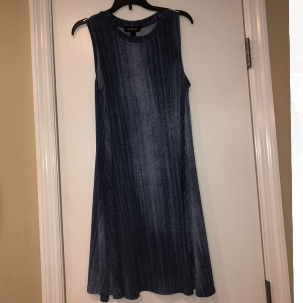 Jean style swing dress!